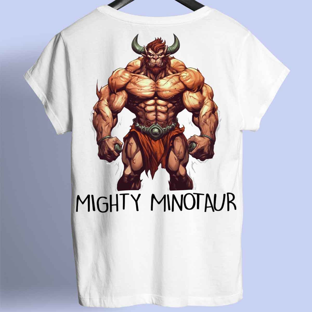 Mighty Minotaur - Premium Shirt Unisex Backprint