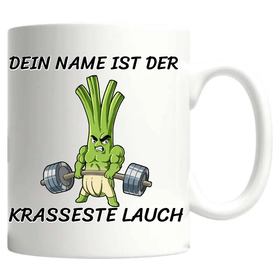 Lauch - Personalisierbare Tasse