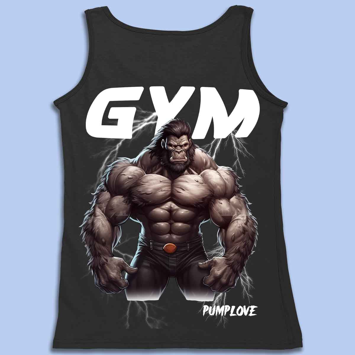 Gym Gorilla - Premium Tanktop Unisex Backprint