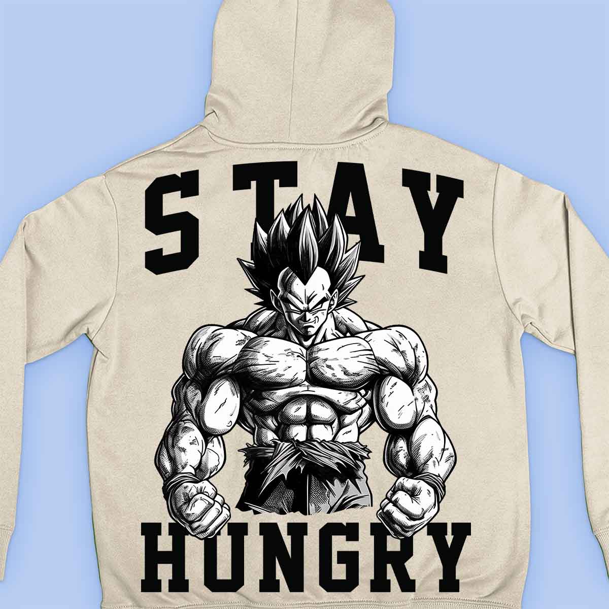 Stay Hungry - Premium Hoodie Unisex Backprint