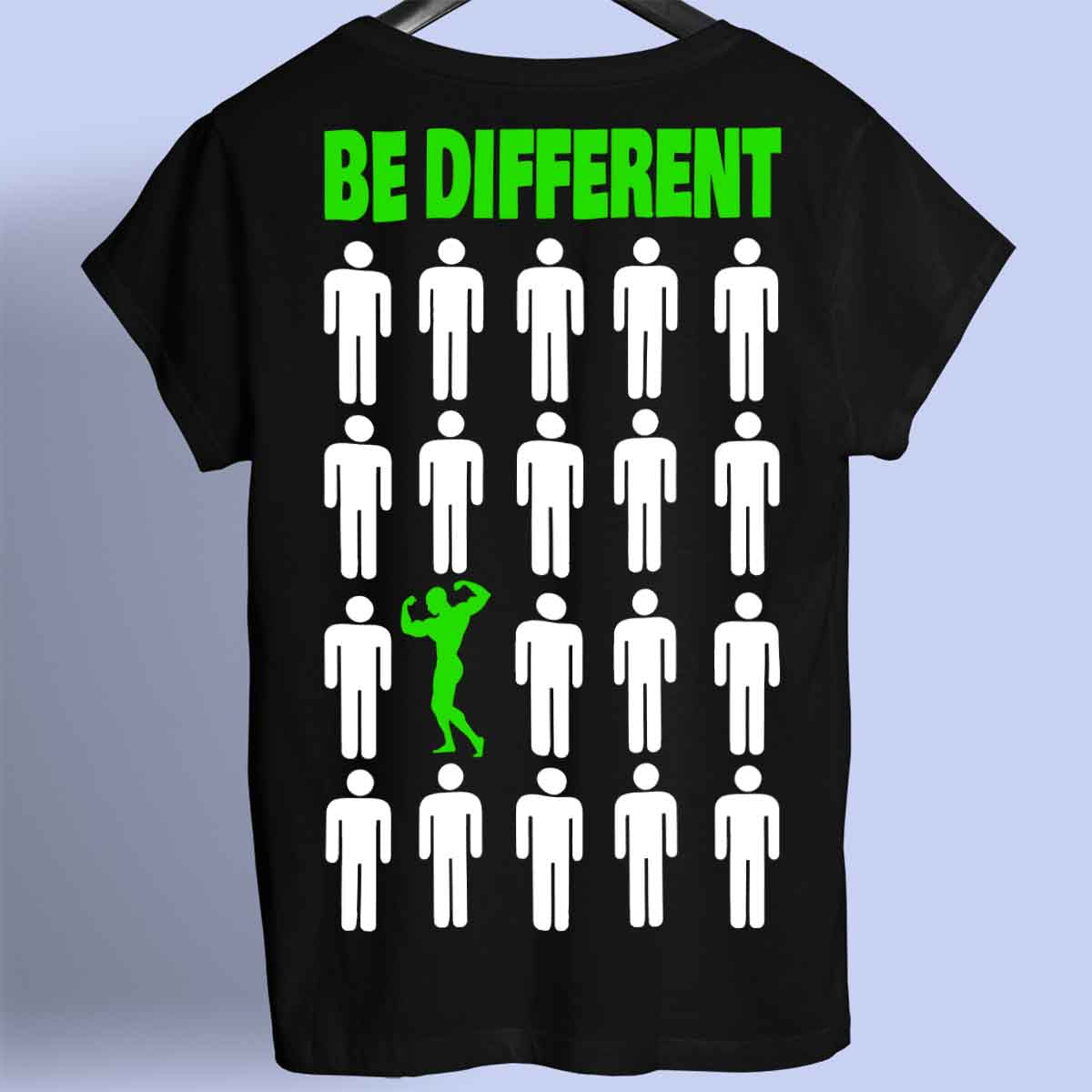 Be Differernt - Premium Shirt Unisex Backprint