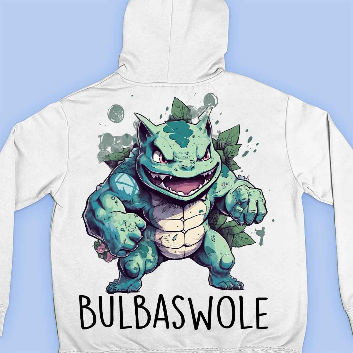 Bulbaswole - Premium Hoodie Unisex Backprint