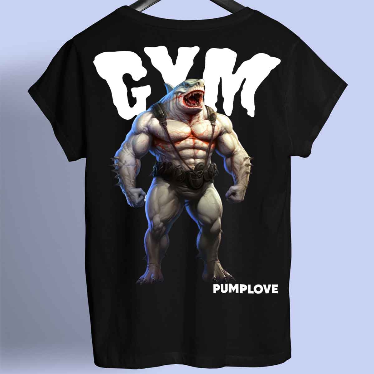 Gym Shark - Premium Shirt Unisex Backprint