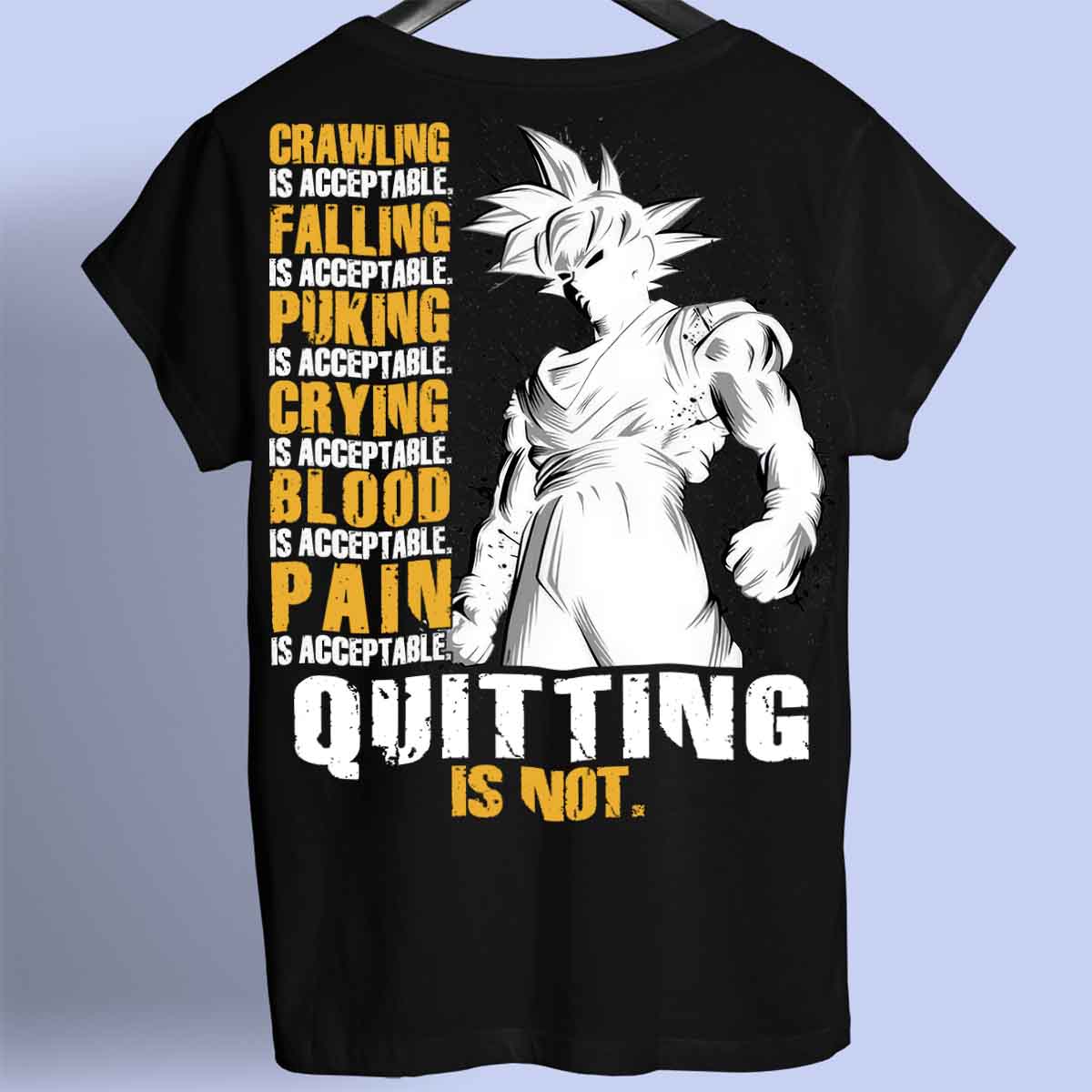 Quitting - Premium T-Shirt Unisex Backprint