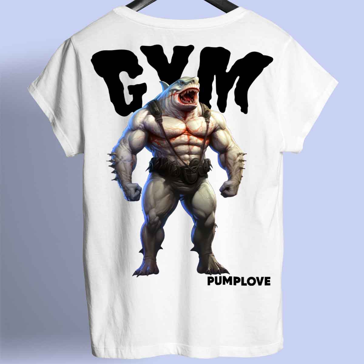 Gym Shark - Premium Shirt Unisex Backprint