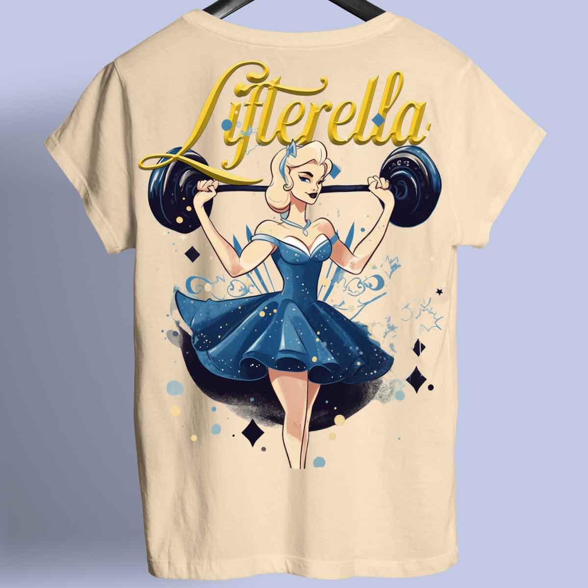 Lifterella - Premium T-Shirt Unisex Backprint