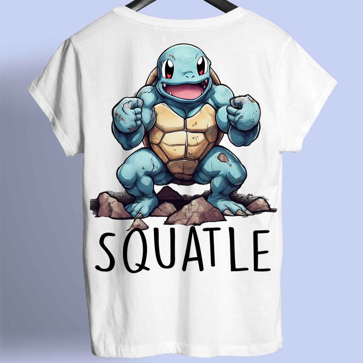 Squatle - Premium T-Shirt Unisex Backprint