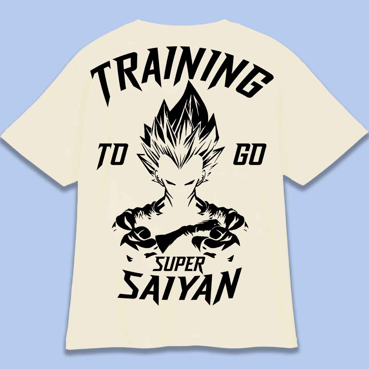 Saiyan - T-Shirt Oversize Unisex Backprint