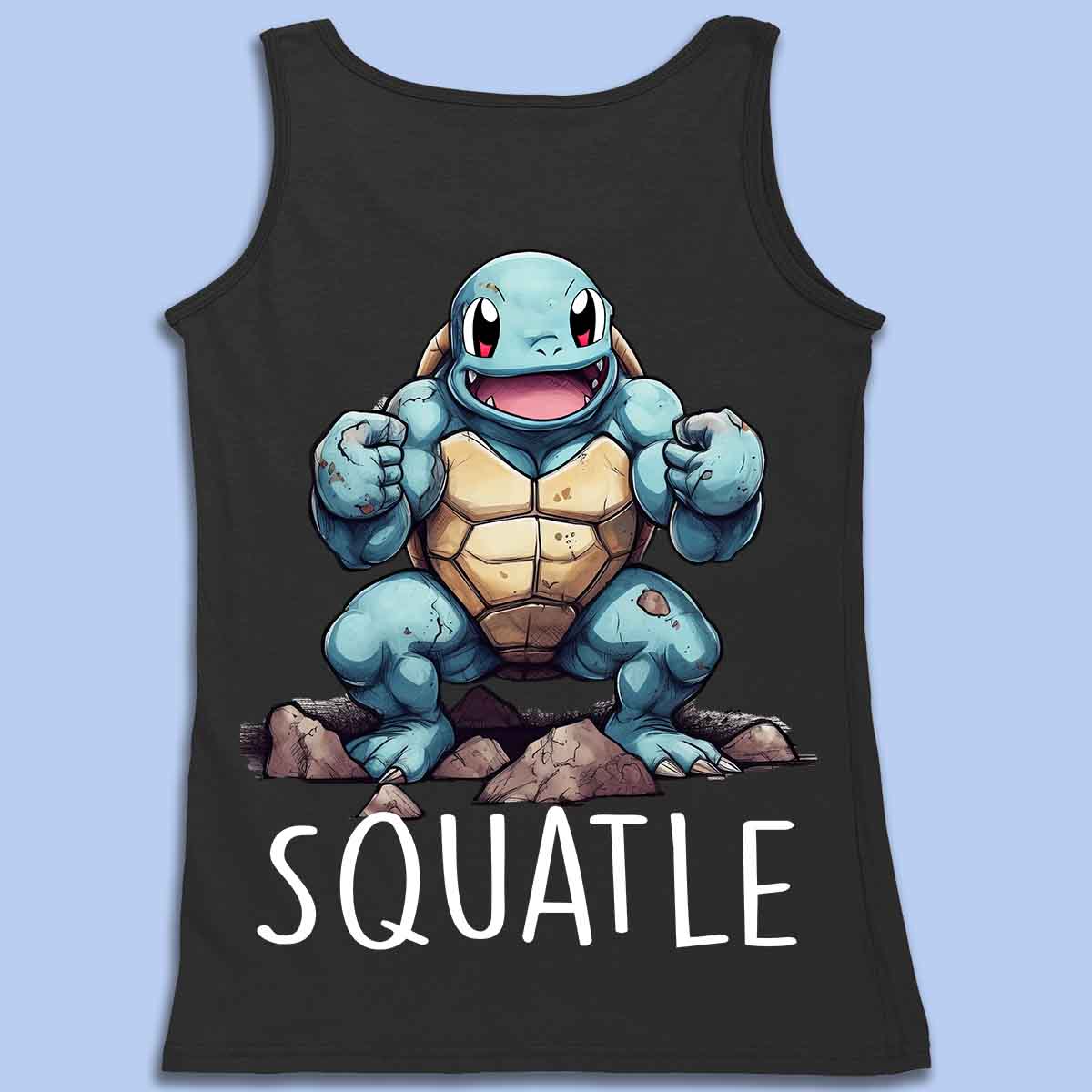 Squatle - Premium Tanktop Unisex Backprint