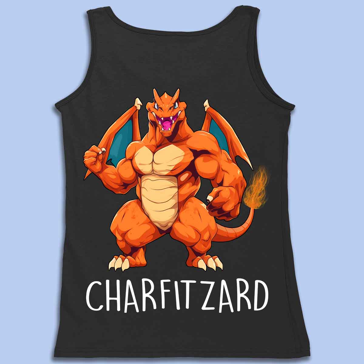 Charfitzard - Premium Tanktop Unisex Backprint